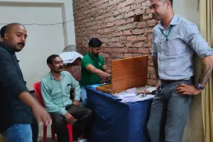 नि:शुल्क नेत्र एवं बीपी शुगर जांच  शिविर का आयोजन